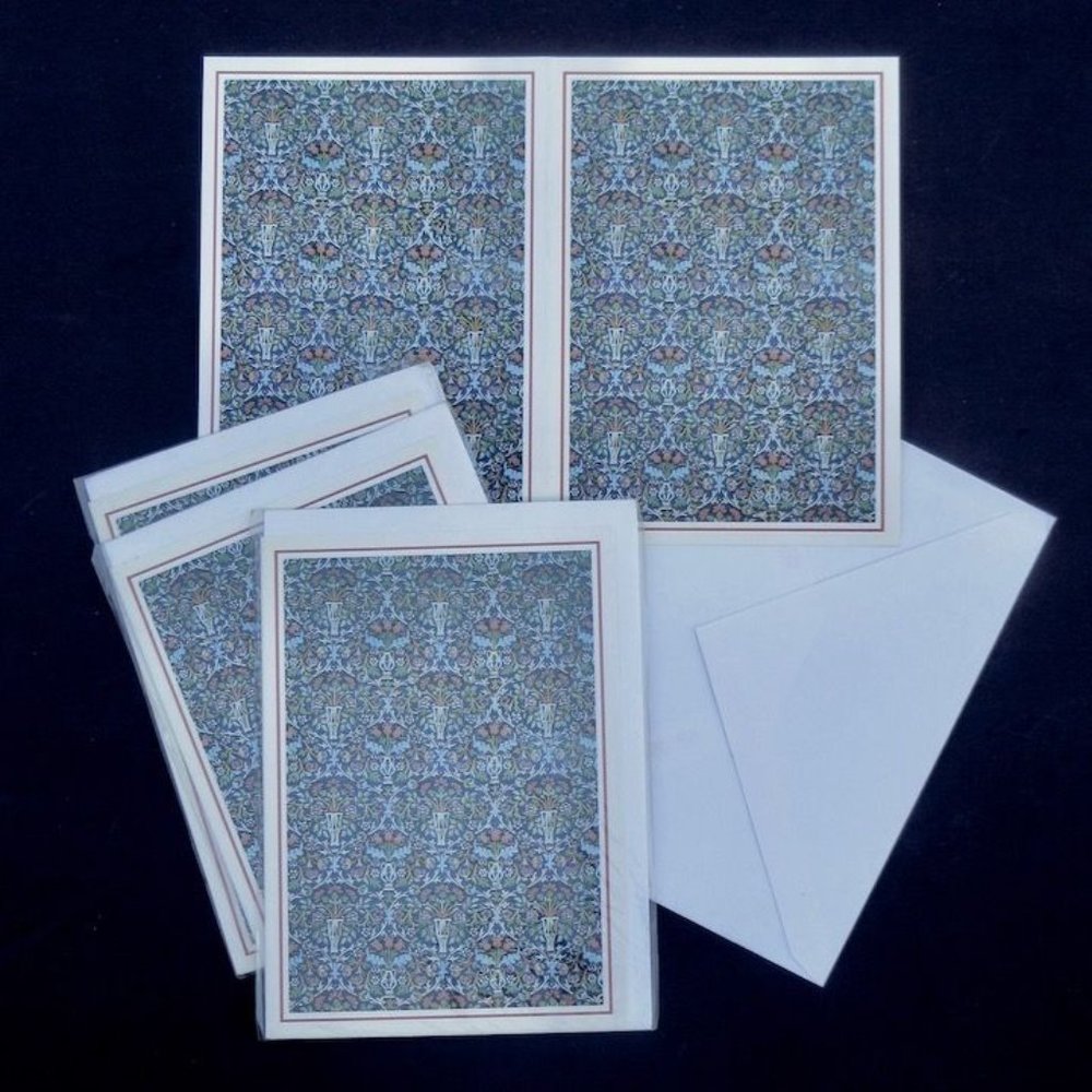 William Morris Double Image Greeting Cards (5 New) F